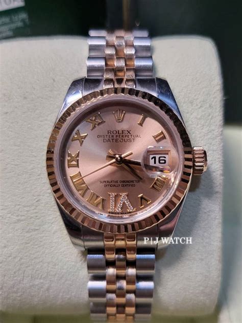 rolex damen rosa gebraucht|rolex lady datejust 26 mm.